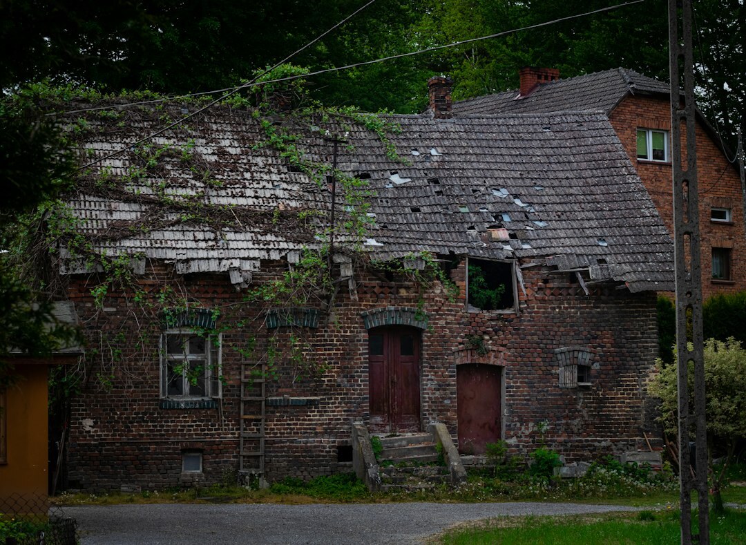 old abandoned house exterior