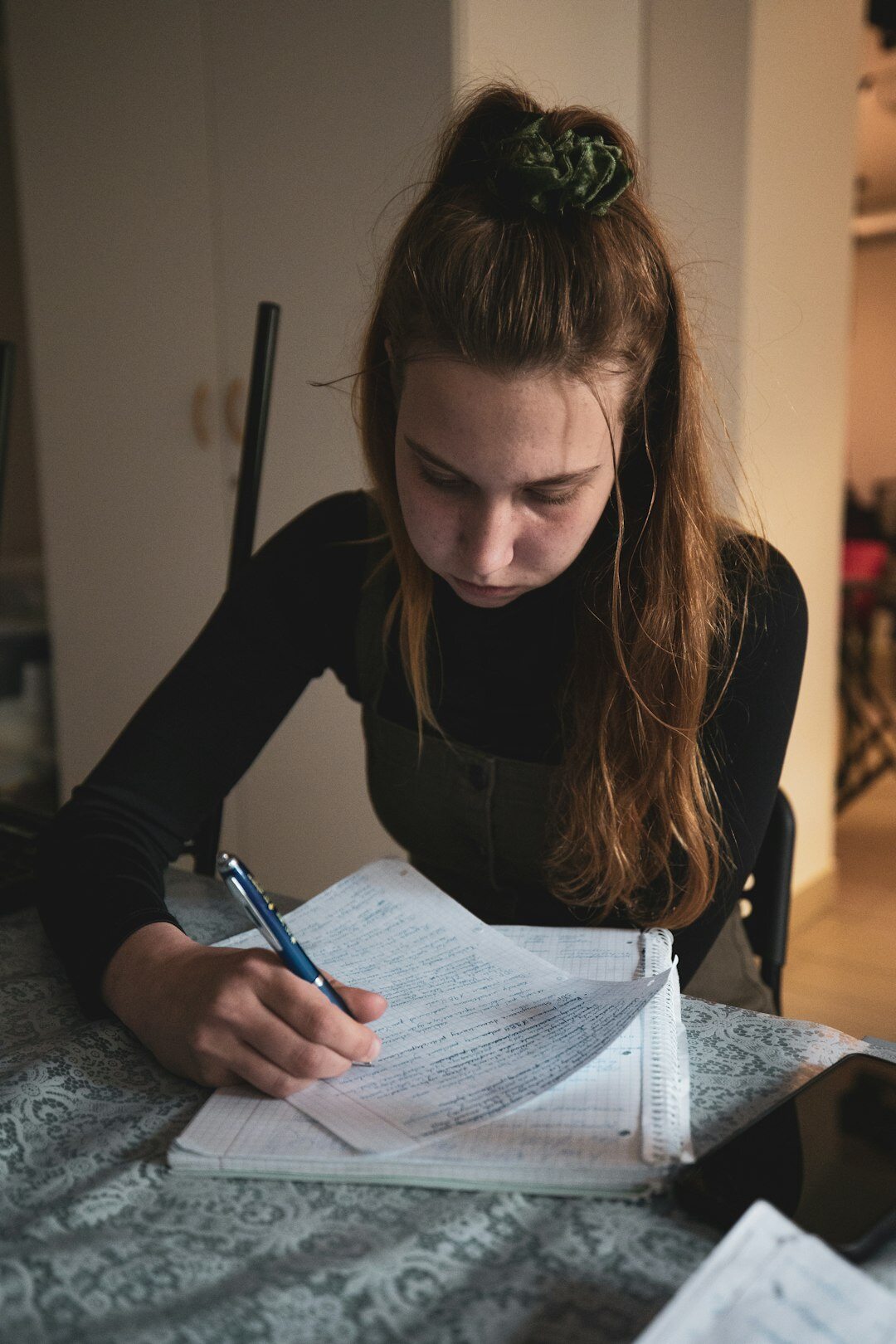 writer researching old documents
