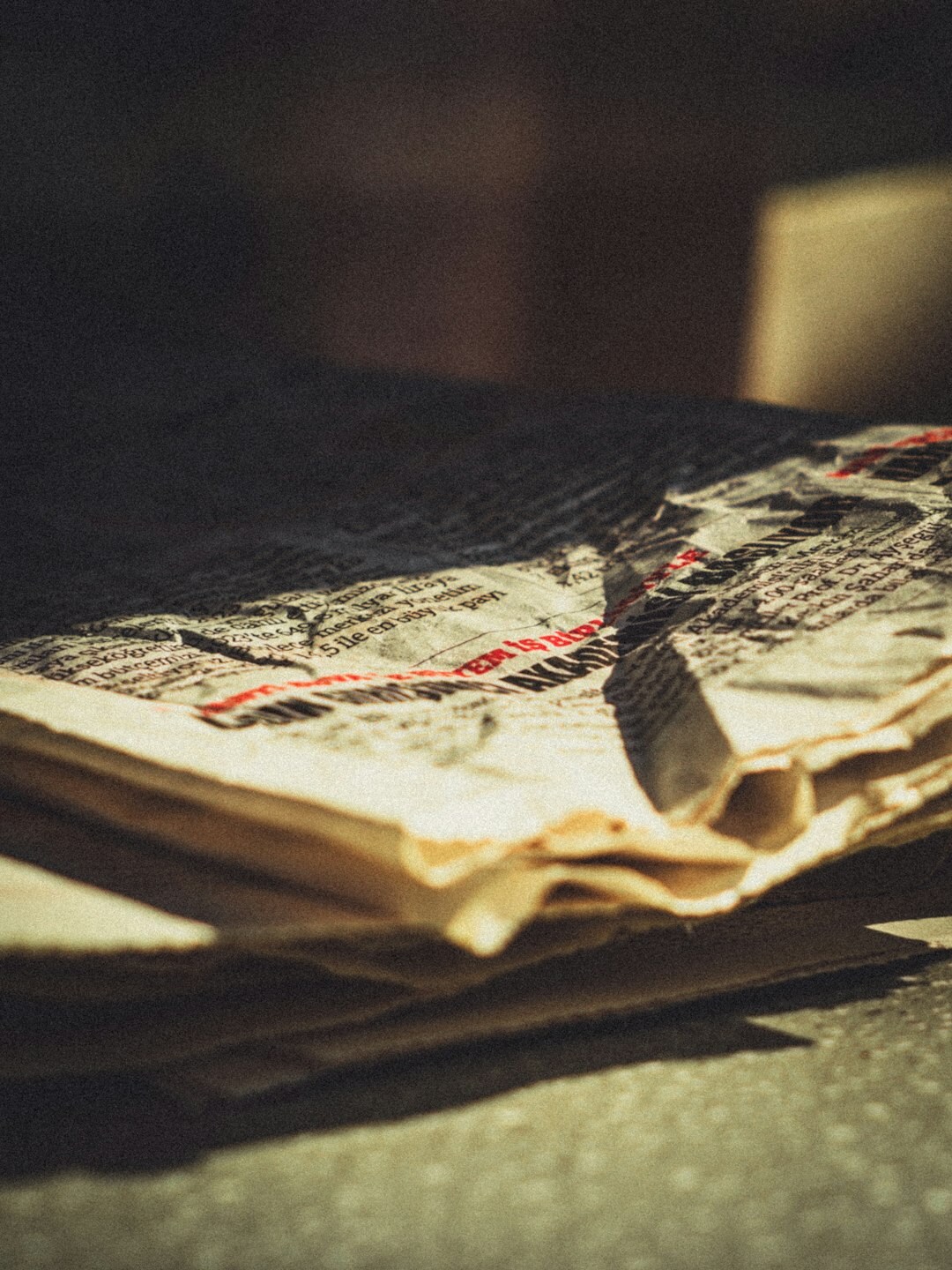 old crime newspaper